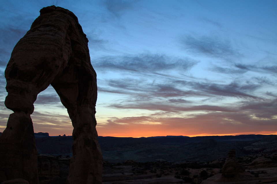 Sunset at Delicate Arch